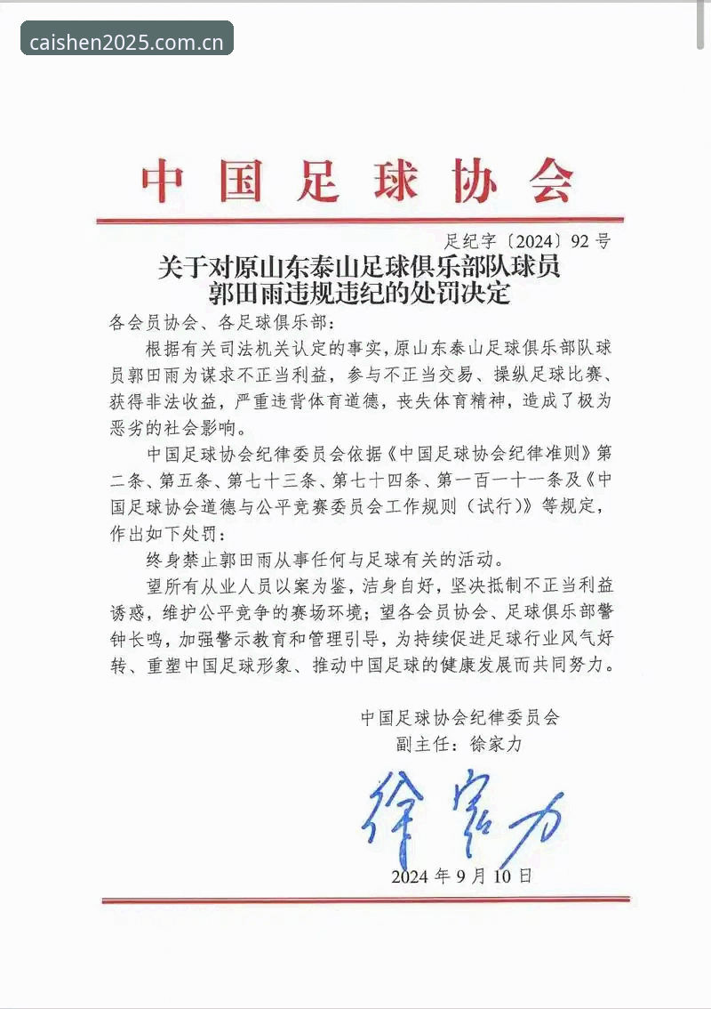 足协第三批禁足名单最新消息：17人终身禁赛，48人遭重罚，足球反腐风暴再升级